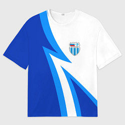 Футболка оверсайз мужская Волгоградский ротор - клуб, цвет: 3D-принт