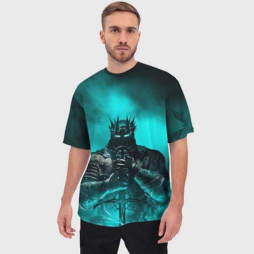 Мужская футболка оверсайз Рыцарь the lords of the fallen / 3D-принт – фото 3