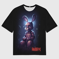 Футболка оверсайз мужская Бонни Фнаф, цвет: 3D-принт
