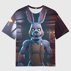 Футболка оверсайз мужская Электрический Бонни, цвет: 3D-принт