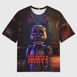 Футболка оверсайз мужская Five Nights at Freddys Bonnie, цвет: 3D-принт