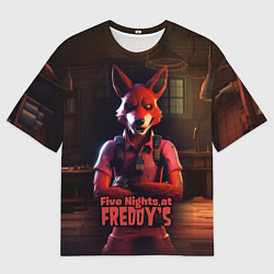 Футболка оверсайз мужская Five Nights at Freddys Mangle, цвет: 3D-принт