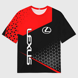 Футболка оверсайз мужская Lexus - red sportwear, цвет: 3D-принт