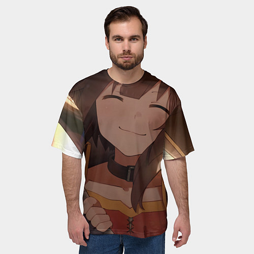 Мужская футболка оверсайз Коносуба Мэгумин / 3D-принт – фото 3