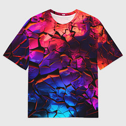 Мужская футболка оверсайз Светящаяся Земля