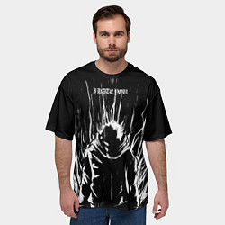 Футболка оверсайз мужская Итадори в ярости - Магическая битва, цвет: 3D-принт — фото 2