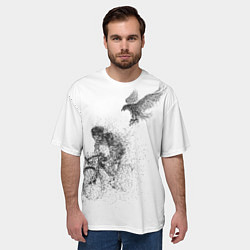 Футболка оверсайз мужская Скорость,моя стихия, цвет: 3D-принт — фото 2