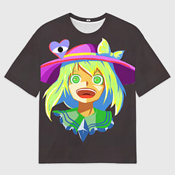 Футболка оверсайз мужская Touhou Project Койши Комейдзи, цвет: 3D-принт