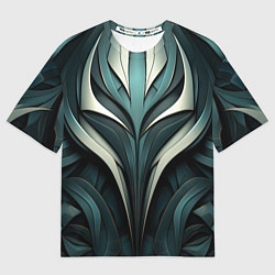 Футболка оверсайз мужская Абстрактные узор в виде лица, цвет: 3D-принт