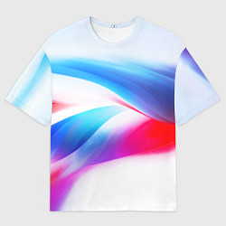 Футболка оверсайз мужская Футболка Россия, цвет: 3D-принт