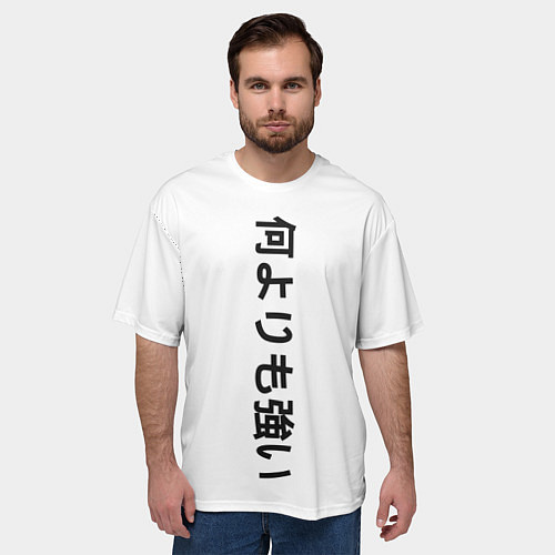 Мужская футболка оверсайз Japony / 3D-принт – фото 3