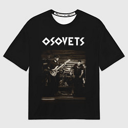 Футболка оверсайз мужская Osovets metal band, цвет: 3D-принт