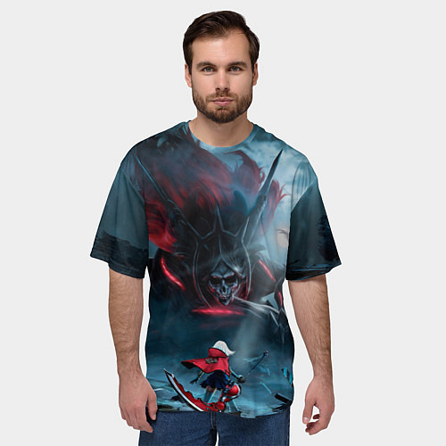 Мужская футболка оверсайз God Eater / 3D-принт – фото 3