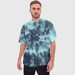 Футболка оверсайз мужская Tie-Dye дизайн, цвет: 3D-принт — фото 2