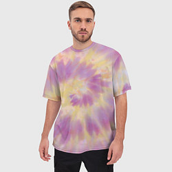 Футболка оверсайз мужская Tie-Dye дизайн, цвет: 3D-принт — фото 2