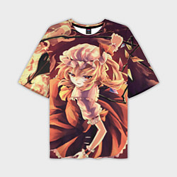 Футболка оверсайз мужская Touhou Project Фландр Scarlet, цвет: 3D-принт