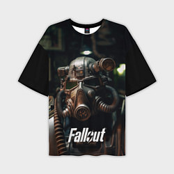 Футболка оверсайз мужская Fallout man, цвет: 3D-принт