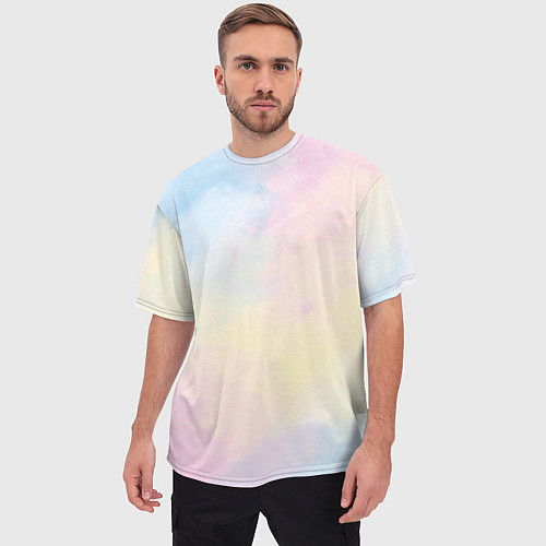 Мужская футболка оверсайз Tie dye из сериала убийства в одном здании / 3D-принт – фото 3