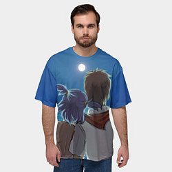 Футболка оверсайз мужская Бесконечное лето Лена Семён, цвет: 3D-принт — фото 2