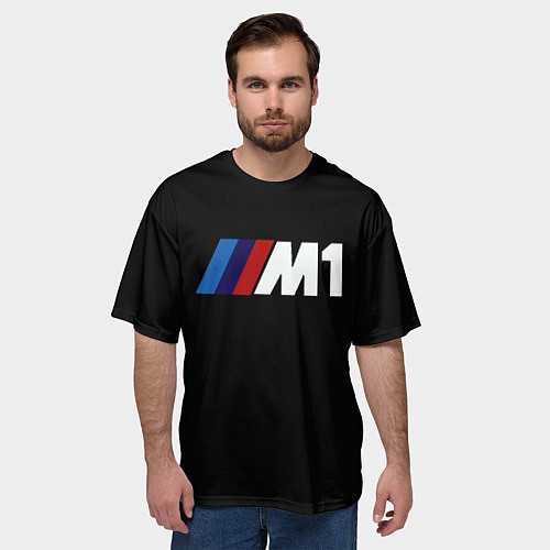 Мужская футболка оверсайз Bmw sport formula 1 / 3D-принт – фото 3