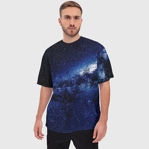 Мужская футболка оверсайз Вселенная Стивена Хокинга / 3D-принт – фото 3