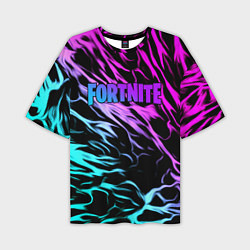 Футболка оверсайз мужская Fortnite neon uniform, цвет: 3D-принт