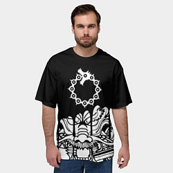 Футболка оверсайз мужская 7 смертных грехов dragon, цвет: 3D-принт — фото 2