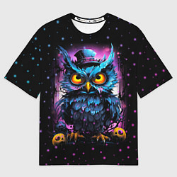 Футболка оверсайз мужская Magic owl, цвет: 3D-принт