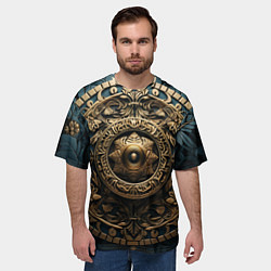 Футболка оверсайз мужская Орнамент в кельтском стиле, цвет: 3D-принт — фото 2