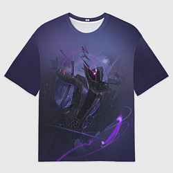 Футболка оверсайз мужская Восхождение в тени - слизь, цвет: 3D-принт