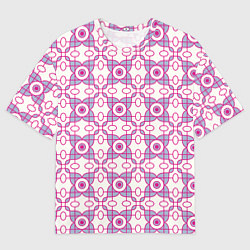 Футболка оверсайз мужская Художественные цветы, цвет: 3D-принт