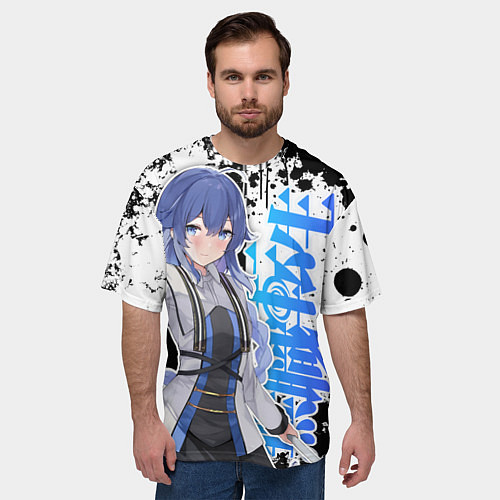 Мужская футболка оверсайз Рокси из Реинкарнации безработного / 3D-принт – фото 3