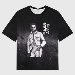 Футболка оверсайз мужская Depeche Mode - Dave Gahan strangers pistol, цвет: 3D-принт