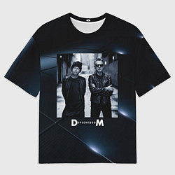 Футболка оверсайз мужская Depeche Mode - Мартин и Дэйв, цвет: 3D-принт