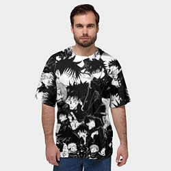Футболка оверсайз мужская Мэгуми Фушигуро - Магическая битва, цвет: 3D-принт — фото 2