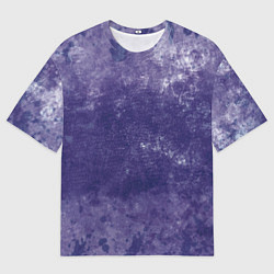 Мужская футболка оверсайз Абстракция - violet color background