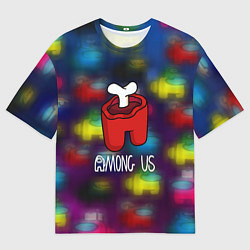 Футболка оверсайз мужская Among us space game, цвет: 3D-принт