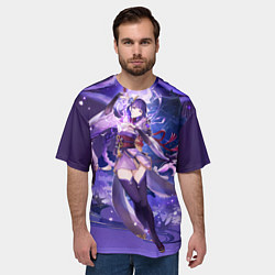 Футболка оверсайз мужская Genshin Impact Shogun Raiden, цвет: 3D-принт — фото 2