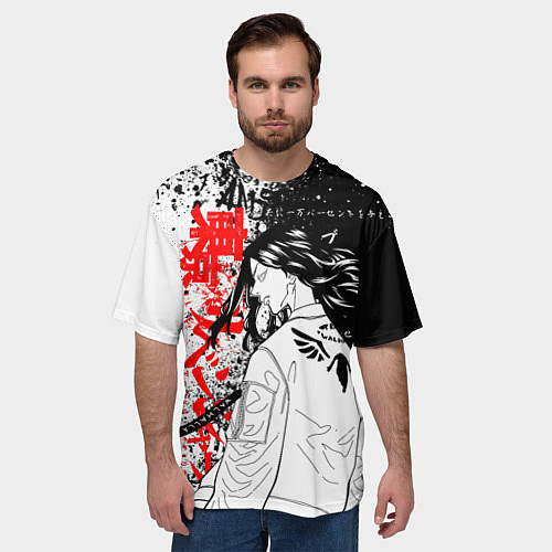 Мужская футболка оверсайз Баджи из вальхаллы - токийские мстители / 3D-принт – фото 3