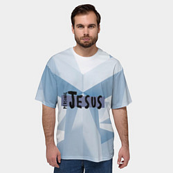 Футболка оверсайз мужская Personal Jesus by Depeche Mode, цвет: 3D-принт — фото 2