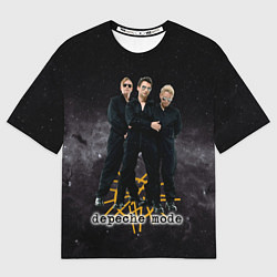 Мужская футболка оверсайз Depeche Mode - A band in the universe