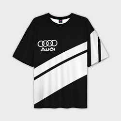 Футболка оверсайз мужская Audi sport line, цвет: 3D-принт