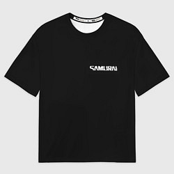 Мужская футболка оверсайз Самурай - Киберпанк 2077