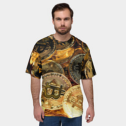 Футболка оверсайз мужская Золото цифровой эры, цвет: 3D-принт — фото 2