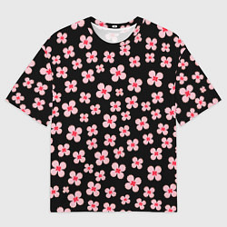 Футболка оверсайз мужская Pink clover, цвет: 3D-принт