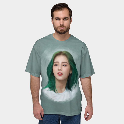 Мужская футболка оверсайз Nancy Momaland / 3D-принт – фото 3