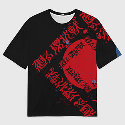 Футболка оверсайз мужская Магическая битва Jujutsu anime, цвет: 3D-принт