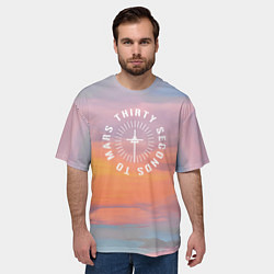 Футболка оверсайз мужская 30 SMT Seasons, цвет: 3D-принт — фото 2