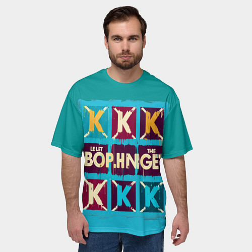 Мужская футболка оверсайз Загадочная ка / 3D-принт – фото 3