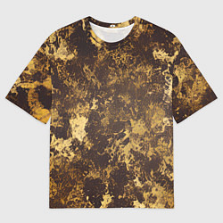 Футболка оверсайз мужская Золотые руины, цвет: 3D-принт